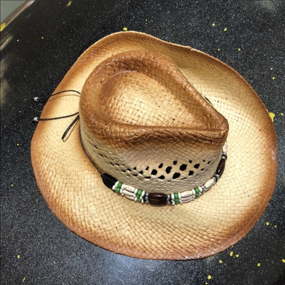 NEW 1 LEFT! Cowboy Hat Beaded Band - Picture 3 of 6